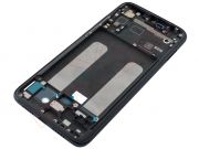 Carcasa frontal / central con marco negro / gris "Onyx grey" para Xiaomi Mi 9 Lite, M1904F3BG
